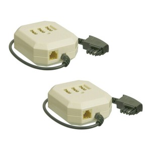 Presa Telefono Vivanco TAE Presa Da Incasso AP 2x TAE-N TAE-F NF - Foto 7