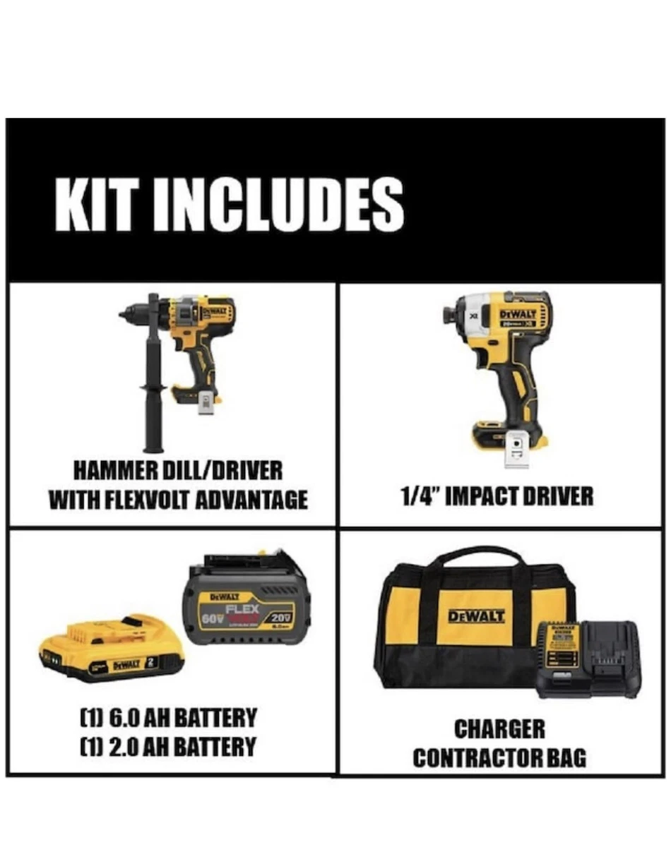 Dewalt flexvolt drill driver combo deals