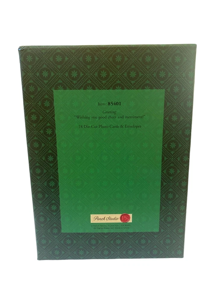 Punch Studio Deer/Snowman Christmas Holiday Greeting Photo Cards - Set of 18 NIB - Image 4 of 4