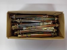 N 25 Tasselli in acciaio ottonato al carbonio M8 = 14 Ø lunghezza barra 180 mm