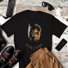 Chadwick Boseman Black Panther inspired T-shirt | Black