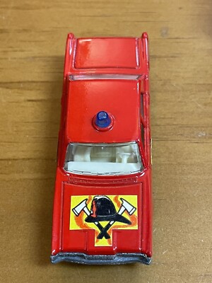 Matchbox Series no. 59 Mercury Super fast Fire Chief Car | eBay