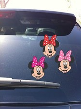 02-01 Minnie Mouse Bow Car Window Vinyl Decal Sticker