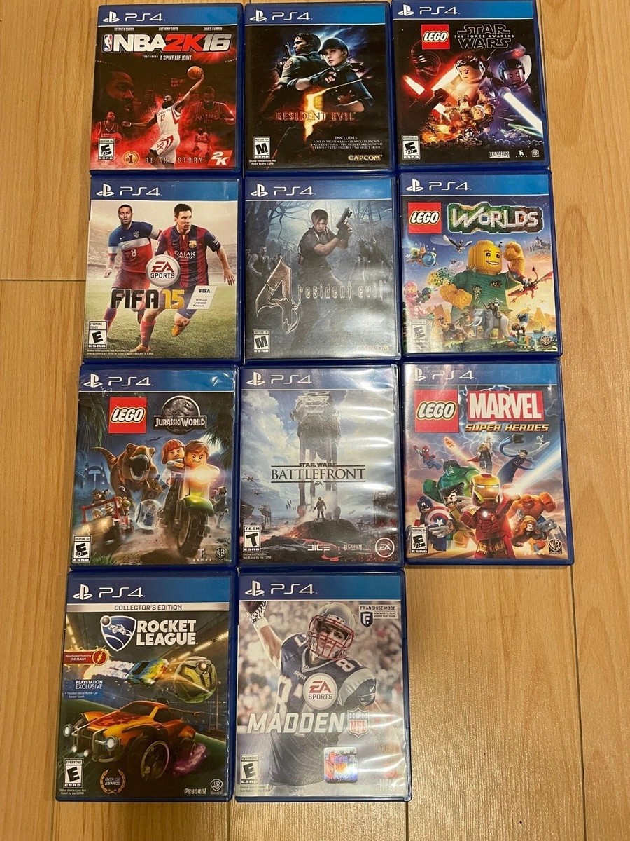 Sony Playstation PS4 Video Games Bundle (11 Games) Very Good