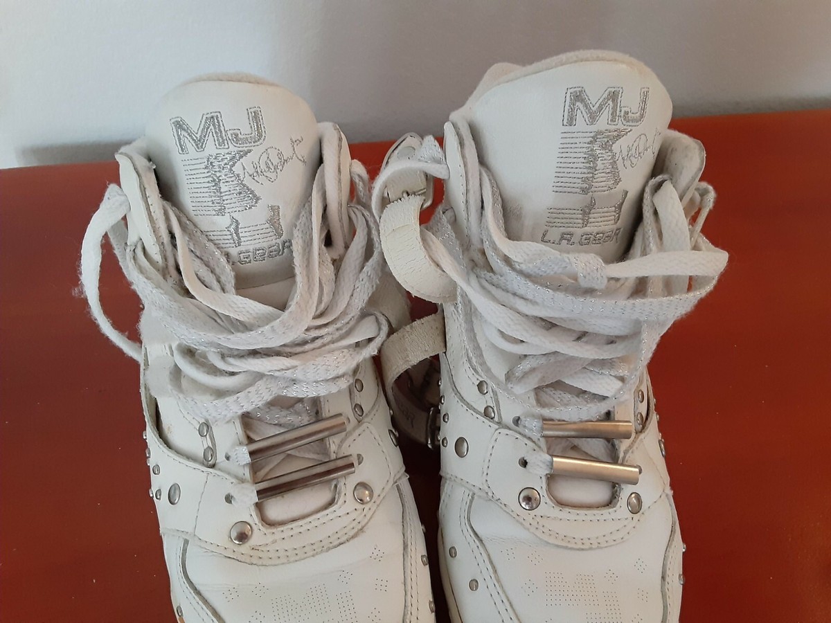 Vintage Michael Jackson Billie Jean LA Gear White Sneakers Women