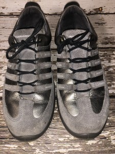 ecco silver trainers