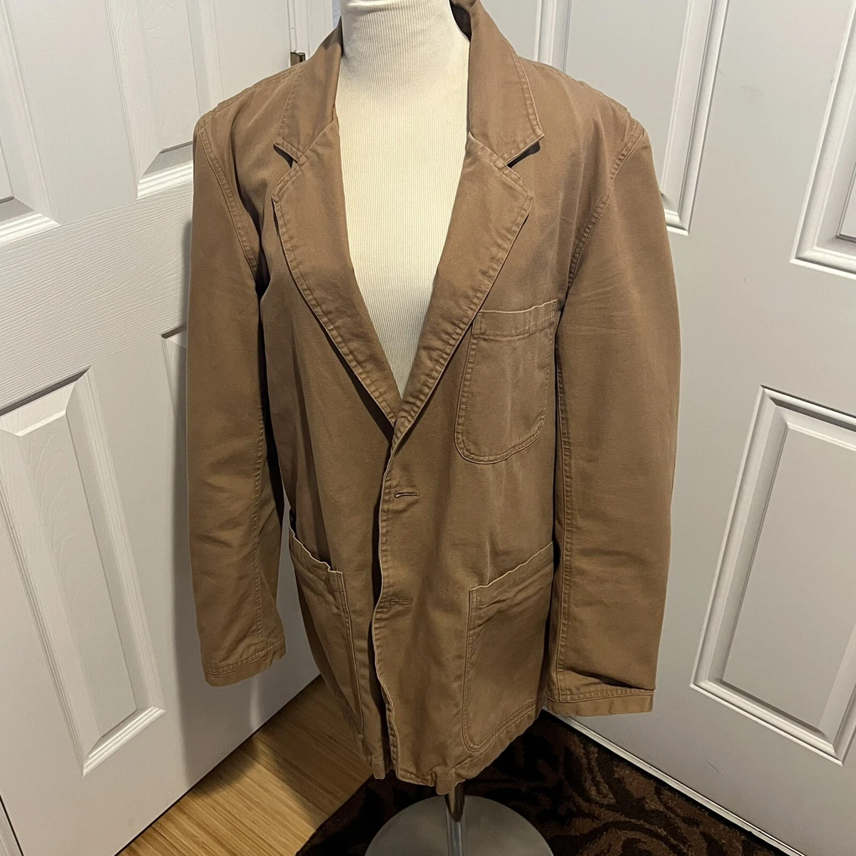 Duluth Trading Company Twill Presentation Blazer Jacket Mens Size