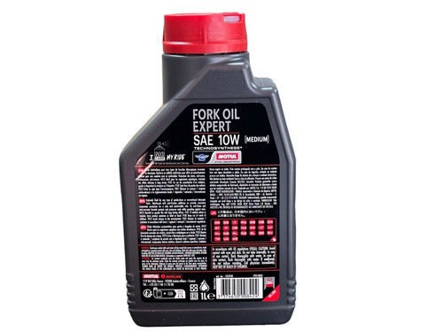 MOTUL 1 LITRO OLIO FORCELLA 10W 1L SEMI SINTETICO MEDIUM Motul Fork Oil Expert - Foto 4 di 7