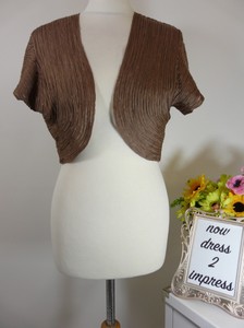 bronze bolero jacket