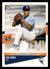 Saul Garcia 2024 Choice St. Lucie Mets #17 St. Lucie Mets