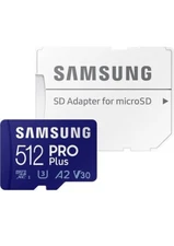 Samsung PRO Plus 512GB microSDXC UHS-I Memory Card with Adapter (MB-MD512KA/AM)
