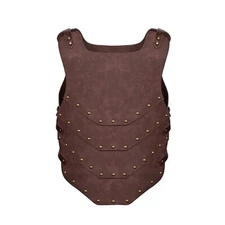 Viking Warrior Chest Armor Medieval genuine Leather Vest Leather LARP Medieval