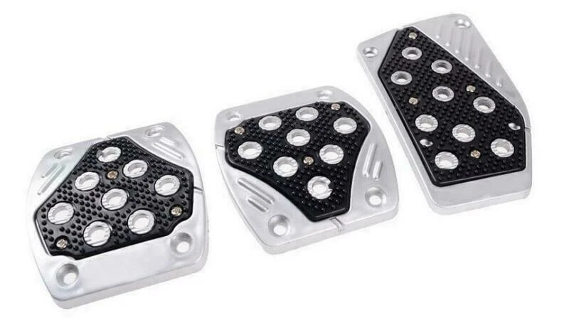 3 Pcs Vehicle Car Anti-Slip Foot Pedals Pad Covers for Brake Clutch Accelerator - Image 2 of 4