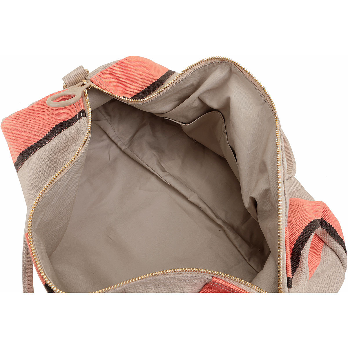 Chloe サイトシッフワイトレックハンツ CHC22APA05064 28P See By Chloè Large Plum Gym Bag, Canvas Bag With Shoulder