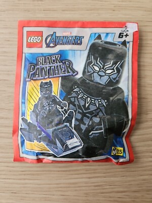 LEGO Marvel Avengers-Minifigur Black Panther-neu+ OVP-Polybag-Sammlung-Konvolut-