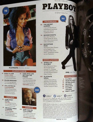 PLAYBOY April 2014 RACHEL MORTENSON Stan Lee SHANICE JORDYN Iggy Pop @Near Mint - Bild 3 von 5