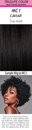 LAILA Wig by KIM KIMBLE, ALL COLORS Textured Tru2Life Fiber, Mono Top + Lace NEW - Picture 11 of 24