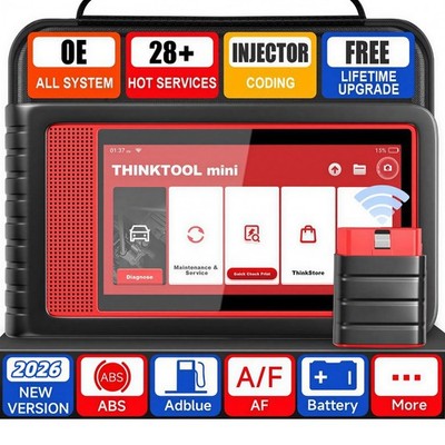 THINKTOOL MINI Profi KFZ OBD2 Diagnosegerät Bluetooth ALLE SYSTEM 28 Reset 2026