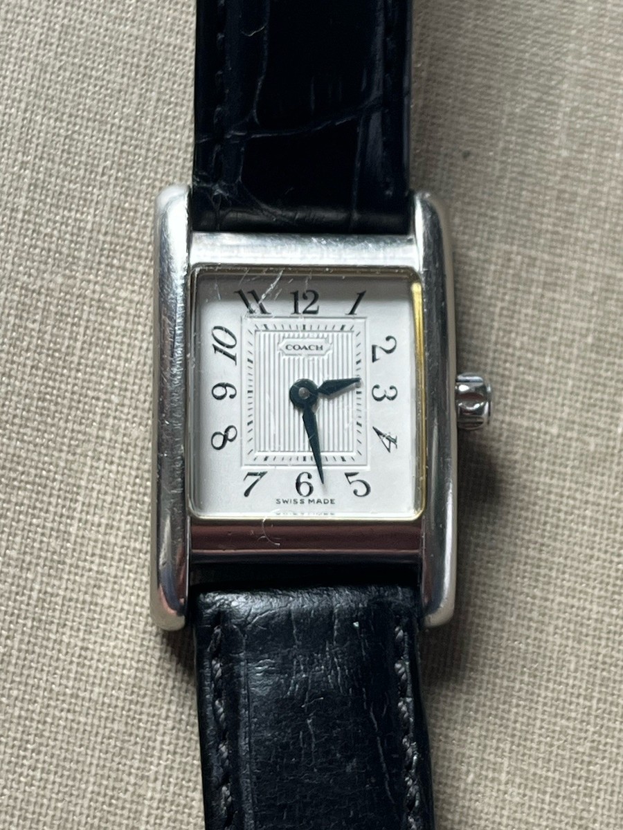 Coach W002B Women\'s Watch Ladies Coach W002B Swiss Made Tank Watch | eBay main image 4