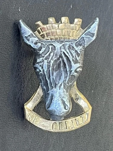 Old Original Vintage Antique Military Cap Hat Badge. Post WW1/WW2. Not Helmet.