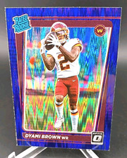 2021 Donruss Optic - Dyami Brown #223 Purple Shock Prizm (RC)