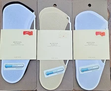 6 Pair Black Nylon Ballerina Foot Covers Women's Shoe ONE Size Merona Cool Max