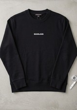 NWT Michael Kors Men's Size Large Black Pullover Sweatshirt Logo Spring 1