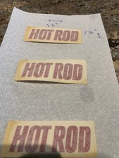 Hot Rod Magazine Vintage Decal