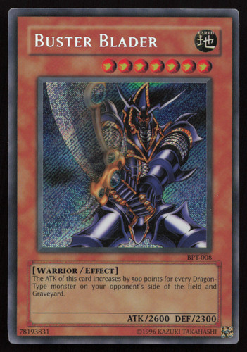 Buster Blader BPT-008 YuGiOh 2003 Collector's Tin card