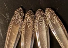 4 Antique International Prelude Sterling Silver Demitasse Spoons 4 1/8" Set Lot