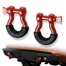 2 Pack D Rings Heavy Duty Shackle W78 Screw Pin 57000 Ibs Break Strength 34