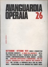 Avanguardia Operaia n. 26, settembre-ottobre 1972 - AA.VV. (Sapere edizioni)