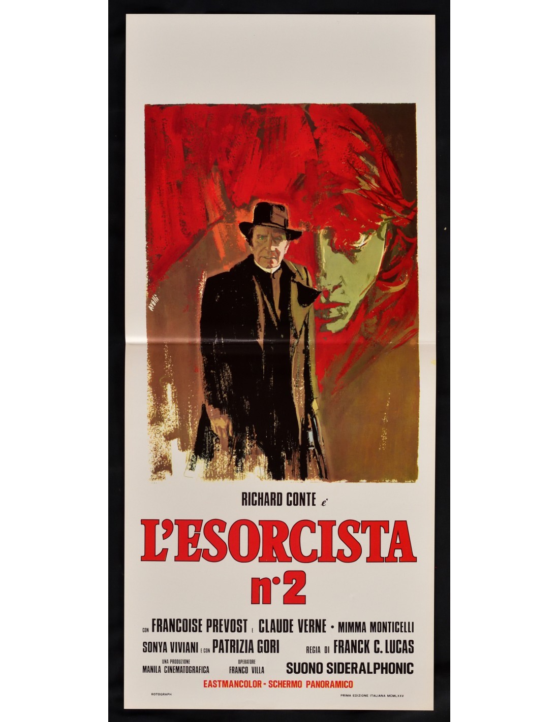 Locandina originale film Un urlo nelle tenebre (1976) - Regia di Elo Pannacciò