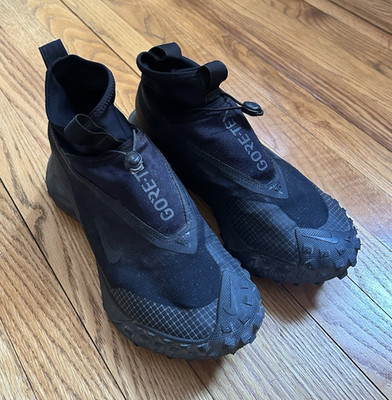 Nike ACG Mountain Fly Gore-Tex Size 8.5 Mid Top Sneaker Black CT2904-002