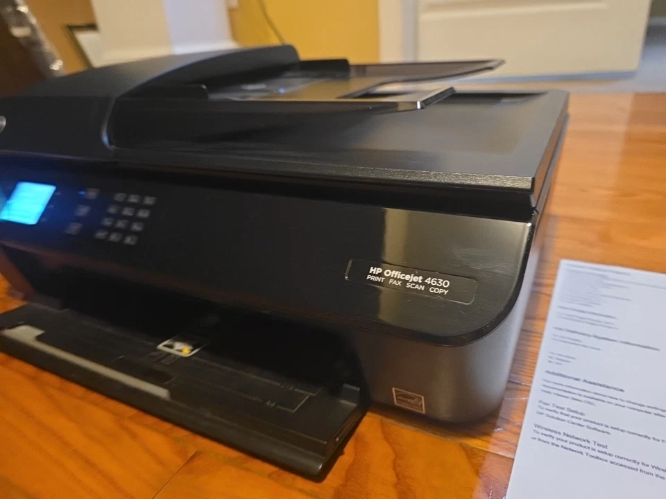 HP Office Jet 4630 All-in-One WLAN Drucker Fax Drucken Scannen Kopieren getestet - Bild 3 von 4