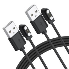2 Pack VeryFit Smartwatch Charger Cable, Magnetic USB Charging Cable for Smart W