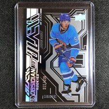 2022-23 Spx Nhl Jordan Harris Ud Black Obsidian Rookie Base 355/499