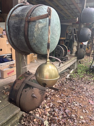 Glocke Weihnachten Metall groß goldfarben mit Aufhängeband Weihnachtsdeko - Bild 7 von 7