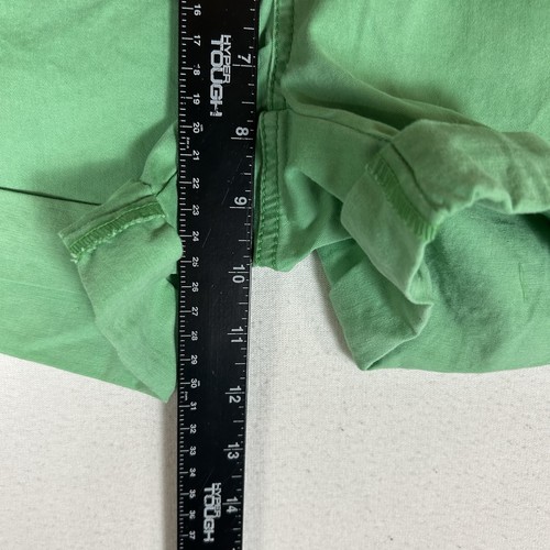 Aeropostale NEW Midi Twill Shorts Women's Size 4 Green Khaki Cuffed Casual NWT - Picture 9 of 11