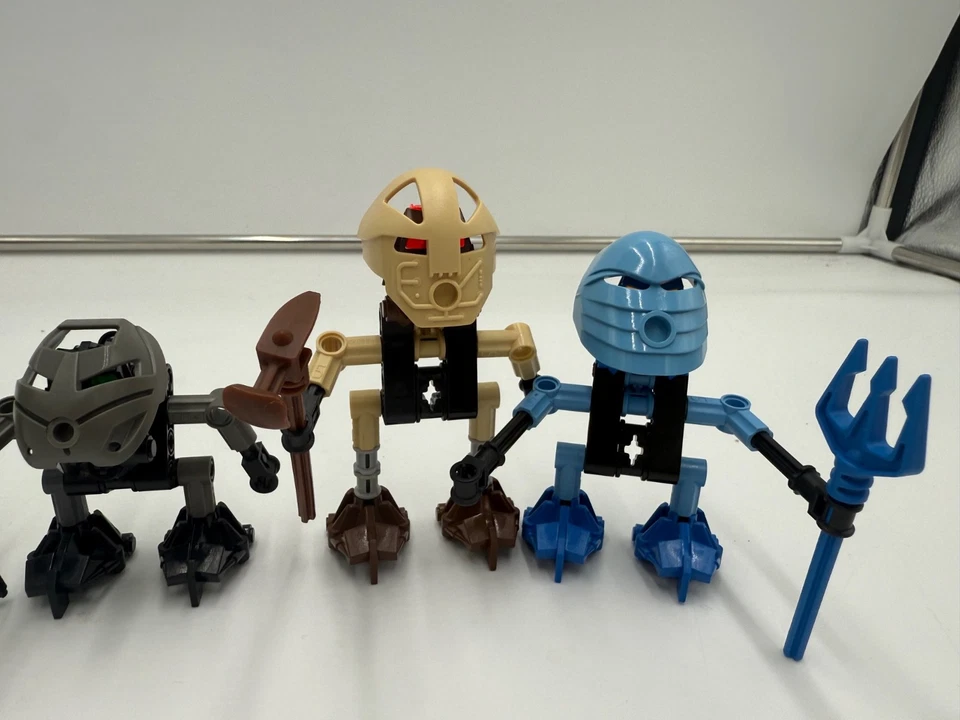 LEGO Bionicle Turaga Juego completo de 6, faltan bandas elásticas Foto 4 de 4