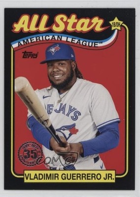 2024 Series 2 1989 Topps Baseball All-Stars Black /299 Vladimir Guerrero Jr 0rd2
