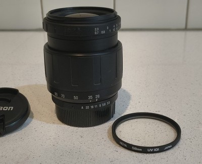 Tamron 28-80mm f/3.5-5.6 AF Aspherical Lens Pentax K Mount + Hoya 58mm UV Filter