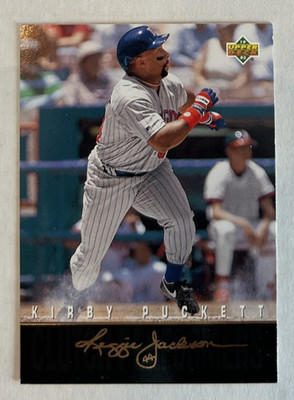 Kirby Puckett 1993 Upper Deck #R17 Reggie Jackson's Clutch Performers NM