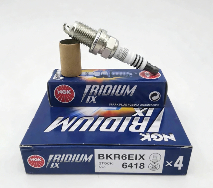 4 Pack Genuine NGK 6418 Iridium IX Spark Plugs BKR6EIX for GM For Audi For VW
