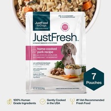 JustFresh Home-Cooked Pork (12 oz 7 Pack) 4.27 per gallon