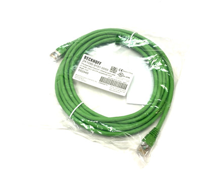 Beckhoff ZK1090-9191-0050 Ethernet/EtherCAT Patch Cable 2 x RJ45 5m 052940