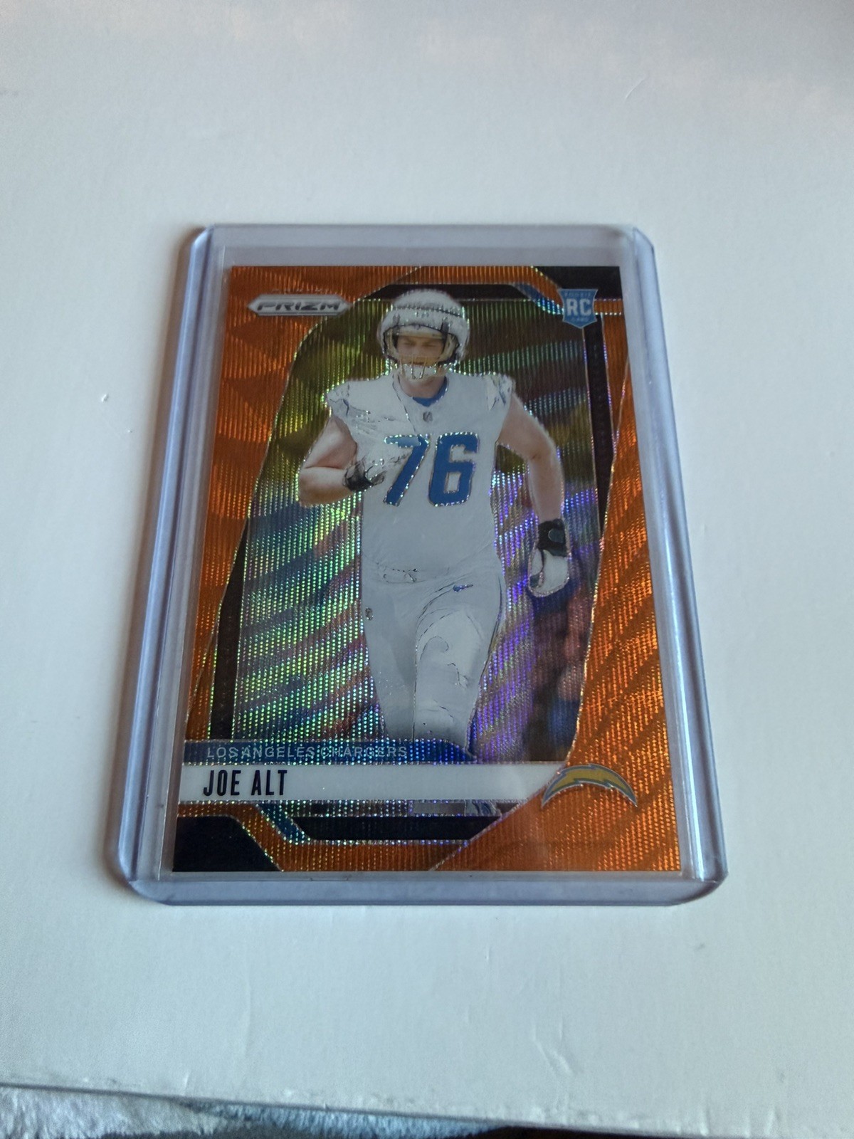 2024 Panini Prizm - Rookies Joe Alt #353 Orange Wave Prizm /60  FIRST ON PRINT