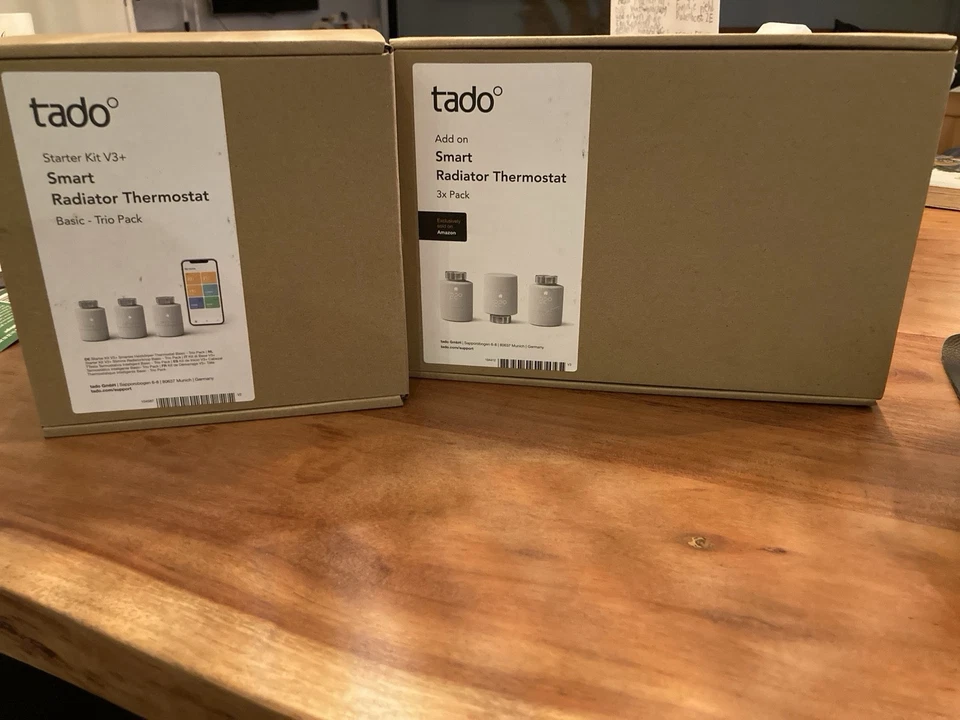 Tado Starter Kit V3+ und 3x smarte Zusatzthermostat (Neu)