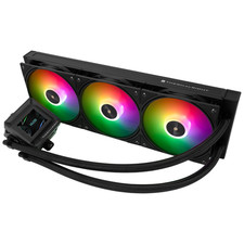FW 360 SE ARGB Black-Aio CPU Liquid Cooler,Ips LCD Screen with 320X240 Resolutio