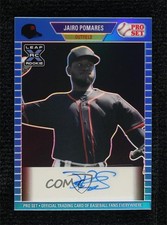2021 Leaf Pro Set Metal 1989 Blue Rainbow 3/35 Jairo Pomares #PA-JP1 Auto xb2